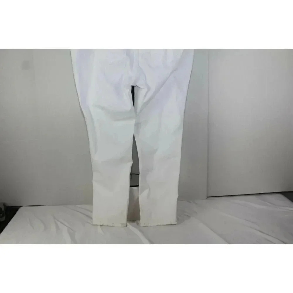 ladies Lee Dungarees white jeans size 22W - Picture 6 of 9